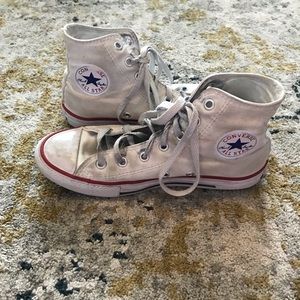 White high top converse